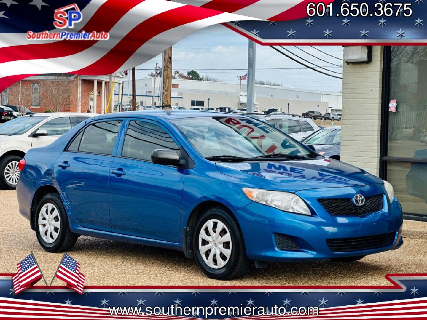 2009 BLUE TOYOTA COROLLA BASE; S; LE; (1NXBU40EX9Z) , located at 922 W. Beacon St., Philadelphia, MS, 39350, (601) 650-3675, 32.770447, -89.127151 - Photo#0